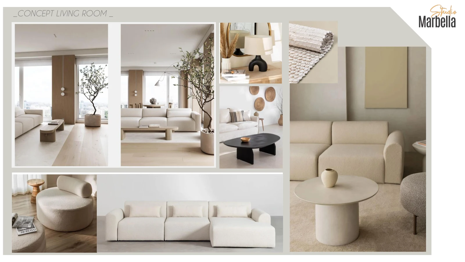 Esencial living room furniture proposal
